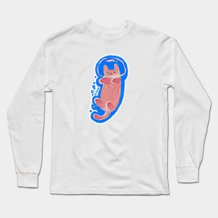 MINI Pink Cat - Right Long Sleeve T-Shirt